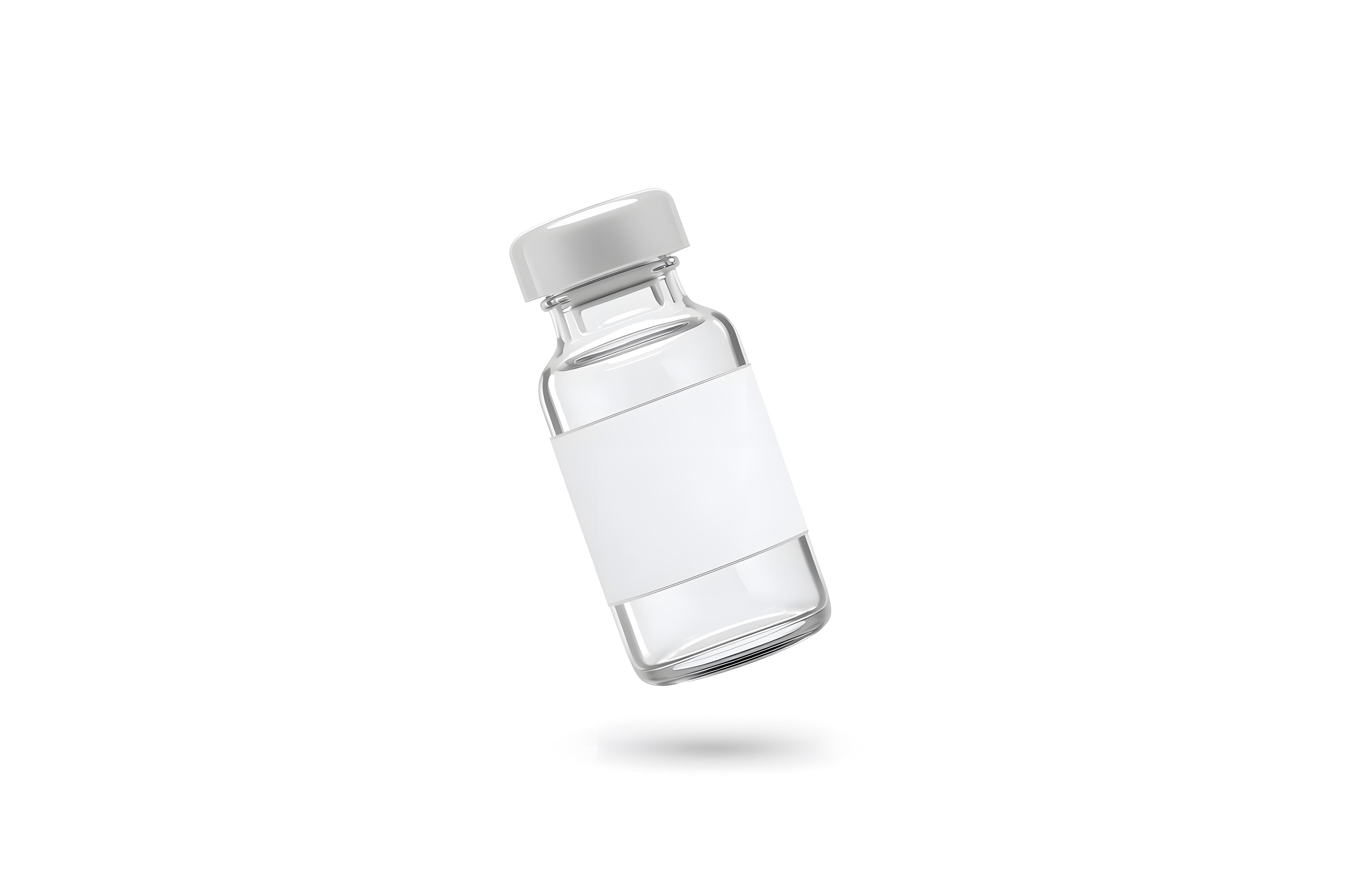 Illustration of a vial of peptides